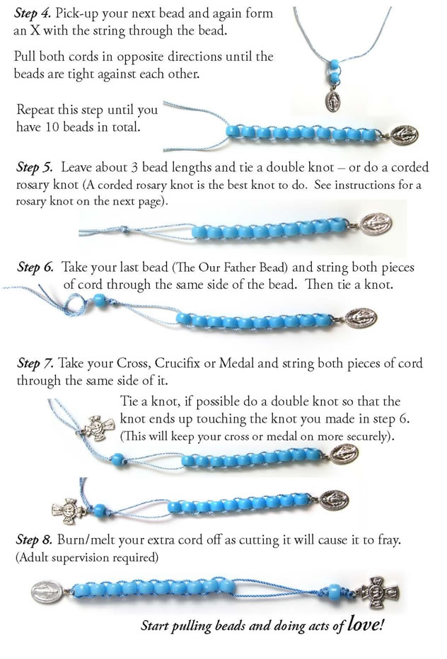 How-To Instructions for a Pony Bead Bracelet : 10 Steps