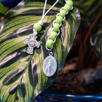 Lime Green Kit with Miraculous Medal - Limited Time